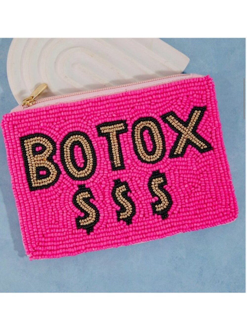 Botox Money Seed Beaded Coin Purse - Picture 3 of 5